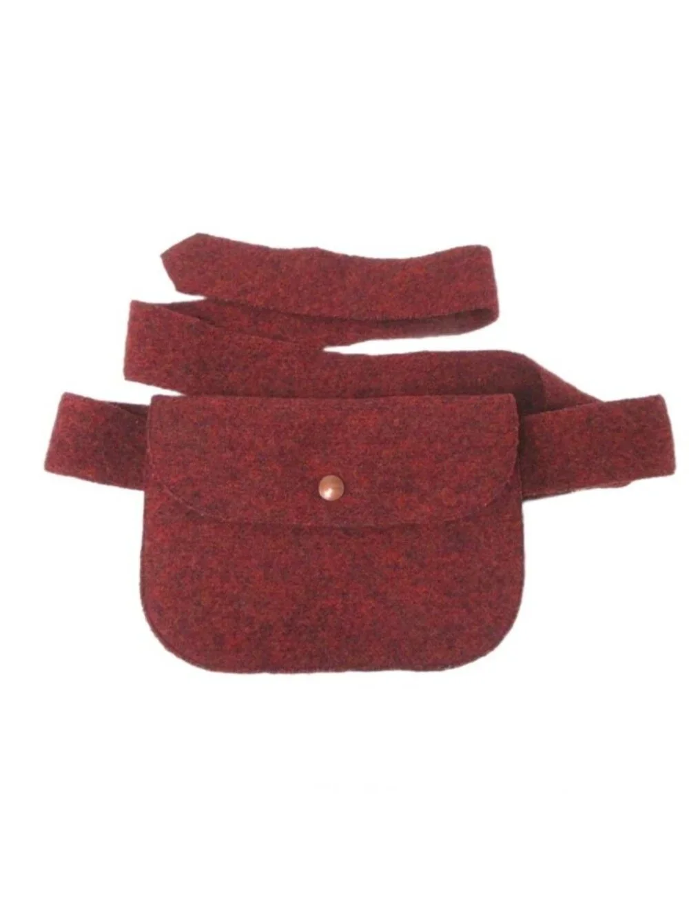 Chanel 99A Vintage Tyrolean Wool Jacket Felt Bordeaux 38